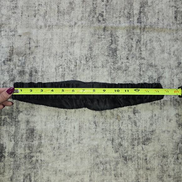 Sequin Beaded Stretch Belt Womens M/L Black Iridescent Snap Waist Evening - Picture 10 of 11